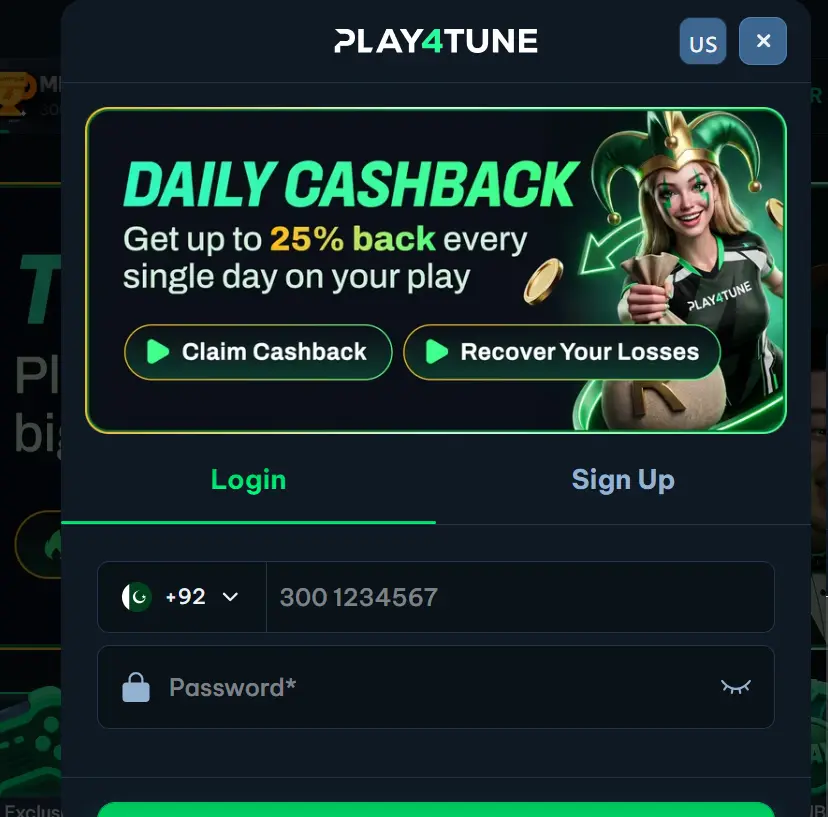 Play4Tune Login