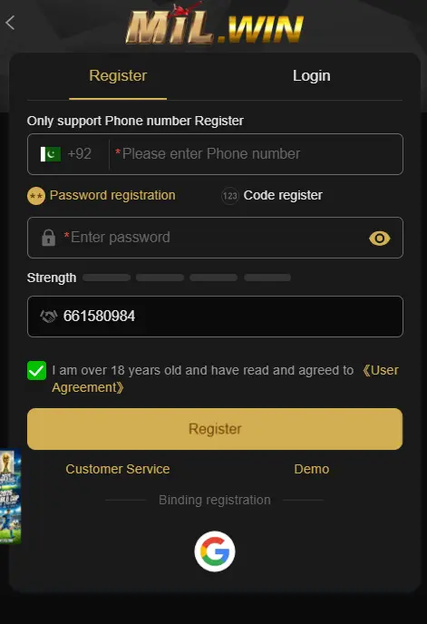 Mill Win Register