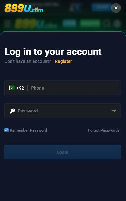 899 Game login