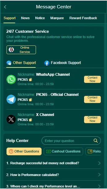 pk365 game