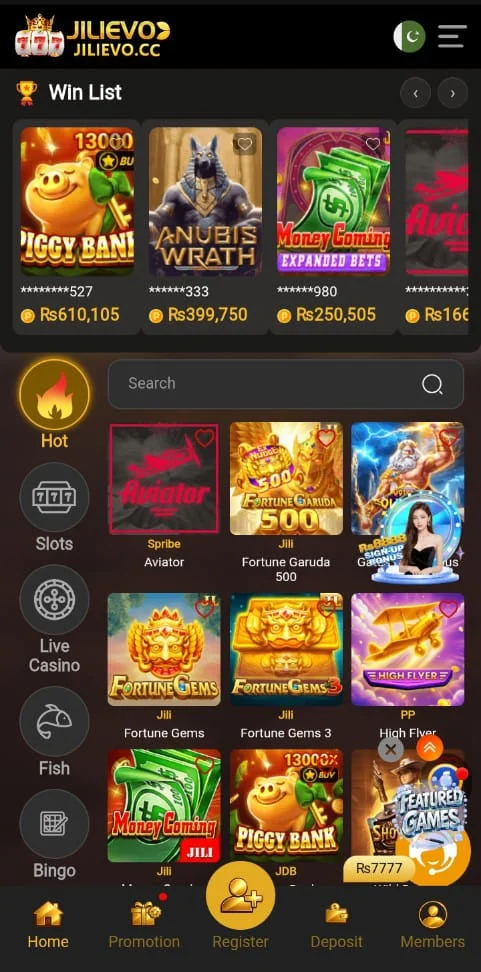 JILIEVO Casino download