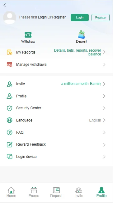 357PK Game wallet dashboard
